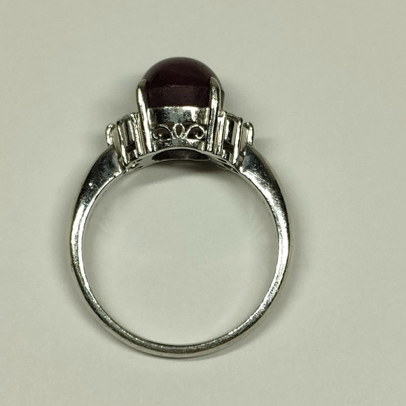 Jewelry Ring Starsapphire 5.71ct Platinum 3713523 - Picture 6 of 10